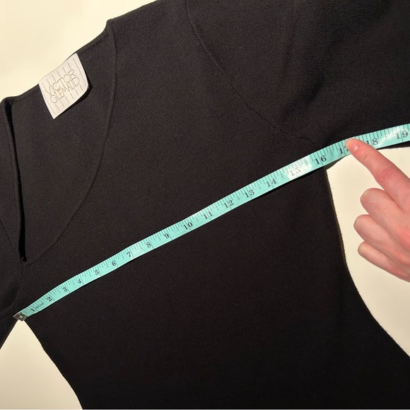 VICTOR GLEMAUD, Slash Sweater, Black, BNWT, 100% Wool, Size Medium - Picture 6 of 8